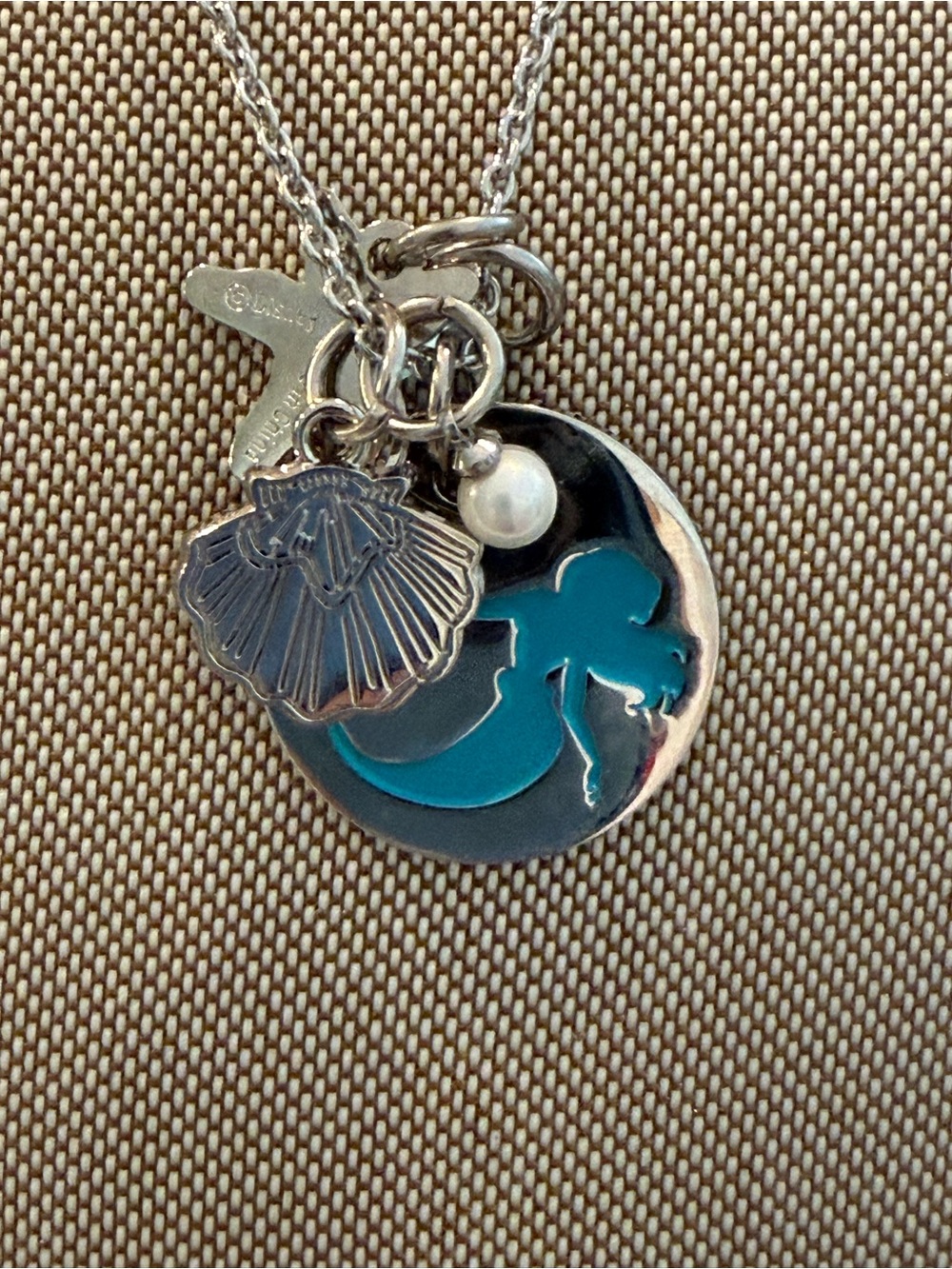 Vintage Disney The Little Mermaid Ariel Necklace